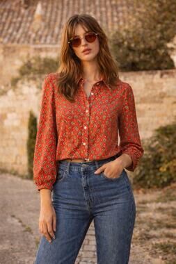 Vintage 70s Country Suburbans Paisley Blouse ILGW Made USA Sz 10 Excellent Cond